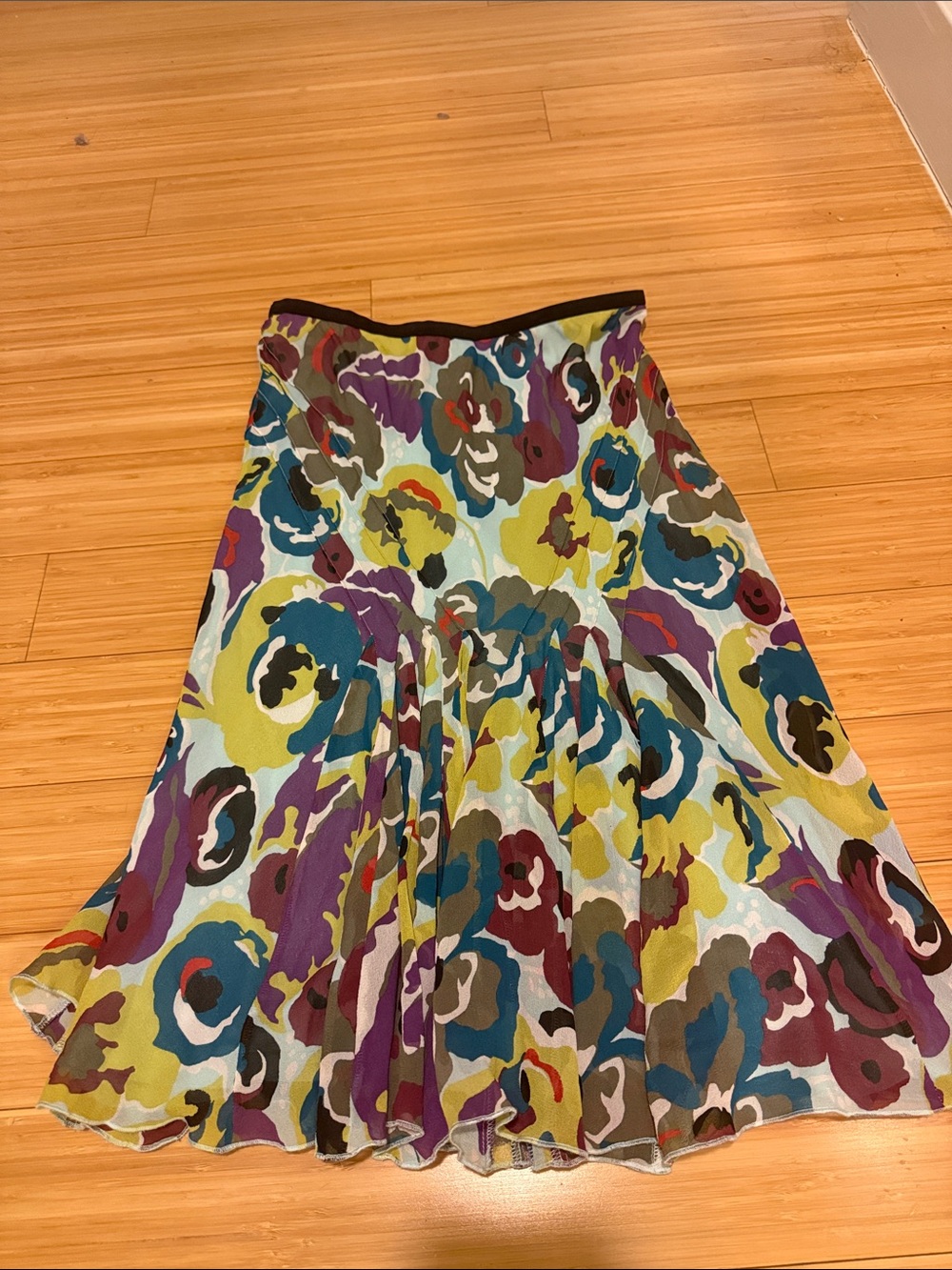 Ideology Floral Multicolor A-Line Women's Skirt
